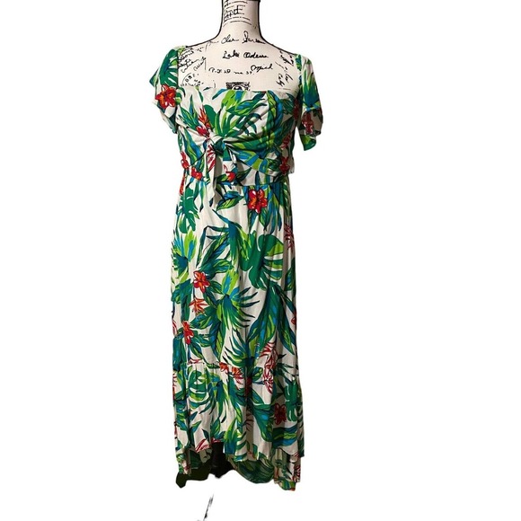 Flying Tomato Dresses & Skirts - Women’s Flying Tomato Size Large Tropical Paradise Floral Bohemian Blissful